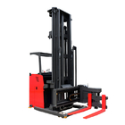 3m - 10m Height 3 Way Pallet Stacker Battery Operated With Rotating Fork