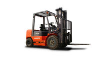Powerful 3 Ton Diesel Powered Forklift / Daewoo Forklift Trucks Orange
