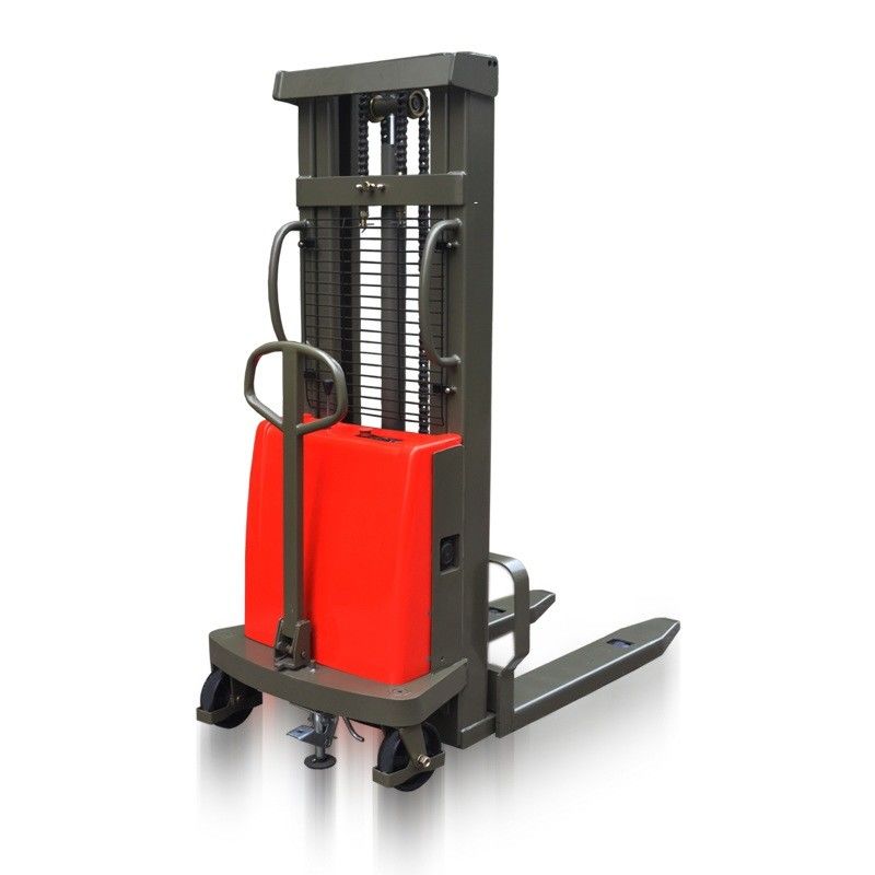 Semi Electric Pallet Stacker Better Stacking Stability For 1.0 - 2.0T