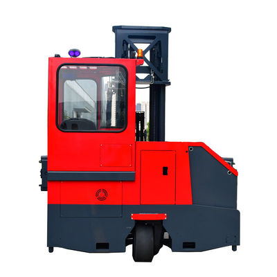 Camion elettrico di portata di direzione del carrello elevatore 4 di multi direzione messo altezza di elevazione di max 8m per la navata laterale stretta