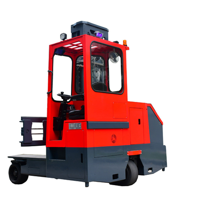 magazzino del carrello elevatore della porcellana che tratta 4 il carrello elevatore a forcale di portata di direzione 3t di modo quattro della navata laterale stretta elettrica del carrello elevatore